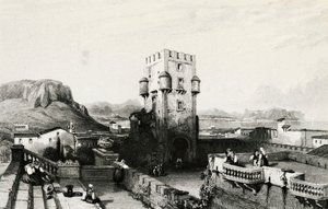 Villa Butera, Bagheria, Sizilien, Gravur, Italien von Italian School