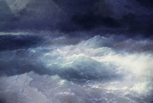 Unter den Wellen von Ivan Konstantinovich Alvazosky