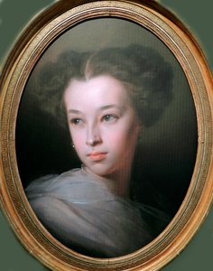 Porträt von Natalia Alexandrovna Pushkina, Gräfin von Merenberg (1836-1913), Tochter des Dichters von Ivan Kosmich Makarov