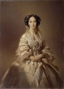 Porträt von Maria Alexandrowna 1824-1880, Kaiserin von Russland
