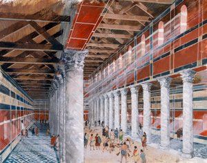 Bäderbasilika, Wroxeter Römische Stadt von Ivan Lapper