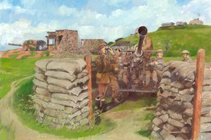 Bofors-Geschütz, Pendennis Castle, ca. 1943, ca. 1990-2010