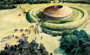 Knowlton neolithisches Ritual-Henge, ca. 1990-2010