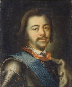 Porträt von Kaiser Peter I. der Große 1672-1725, frühes 18. Jahrhundert von Ivan Nikitich Nikitin