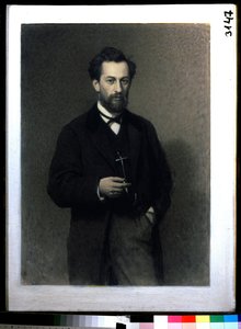 Porträt des Künstlers M.K. Clodt von Ivan Nikolaevich Kramskoy