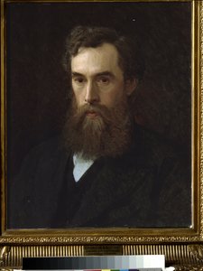 Porträt des Sammlers, Mäzens und Gründers der Galerie, Pavel Tretiakov von Ivan Nikolaevich Kramskoy