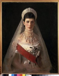 Porträt der Kaiserin Maria Fjodorowna, Prinzessin Dagmar von Dänemark