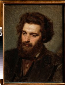 Porträt des Künstlers A. Kuindzhi von Ivan Nikolaevich Kramskoy