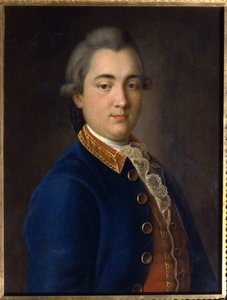 Porträt von Boris Vladimirovich Sheremetev in der Uniform des Kavallerieregiments