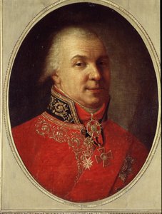 Porträt des Dichters Gavrill R. Derzhavin
