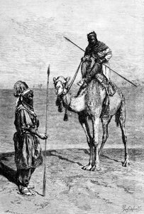 Tuaregs auf einer Reise, Nordafrika, 1895 von Ivan Pranishnikoff