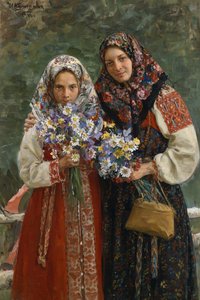 Wiesenblumen von Ivan Semyonovich Kulikov