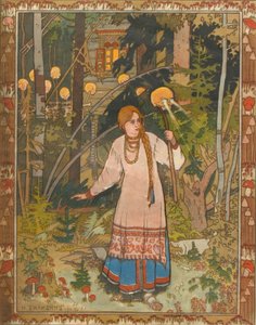 Wassilissa die Schöne Illustration zum Buch Wassilissa die Schöne, 1900