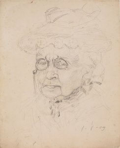 Frau mit Lorgnon von J.A. Jerichau