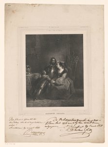 Albrecht Beiling nimmt Abschied von Frau und Kind von J.B. Clermans