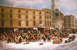 Das White Lion Hotel und die Taverne, Bristol, 1873 von J.C. Maggs