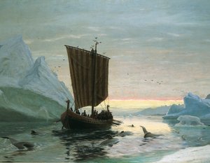 Erik der Rote entdeckt Grönland, 1875