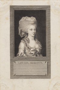 Porträt von Prinzessin Louisa Augusta von J.F. Clemens