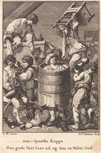 Die Schlägerei im Wirtshaus