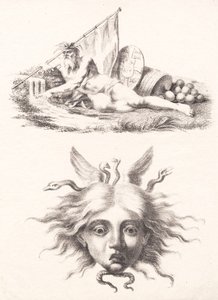 Öresund. Medusakopf von J.F. Clemens