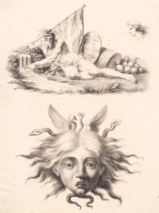 Öresund. Medusakopf von J.F. Clemens
