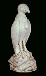 Eines von einem Paar großer weißer Meißner Geierfiguren, ca. 1731