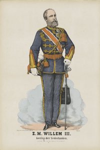 Z.M. Willem III. / König der Niederlande (Titel auf Objekt) von J.H. van Wees (II)