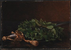 Ein Degen mit Lorbeerkranz von J.L. Jensen
