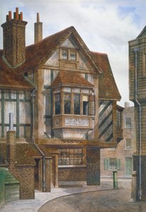 Häuser in Bishopsgate, City of London, 1860 von JL Stewart