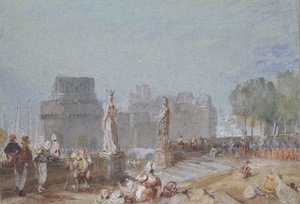 Chateau de Nantes, ca. 1830