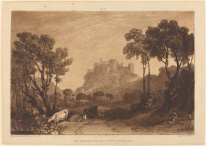 Das Schloss über den Wiesen