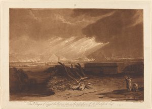 Die fünfte Plage Ägyptens, veröffentlicht 1808