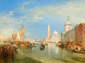 Venedig: Die Dogana und San Giorgio Maggiore, 1834