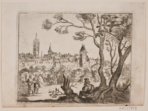 Bei einer Stadt von J.O. Schack