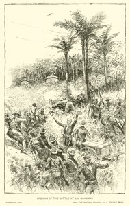Eröffnung der Schlacht bei Las Guasimas von J. (after) Steeple Davis