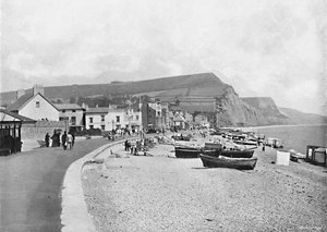 Sidmouth, um 1896 von J. A. Bellinger