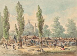 Der alte Tandelmarkt in Wien