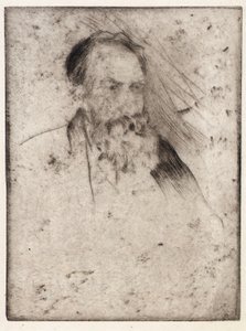 Porträt von Albert P. Ryder von J. Alden Weir