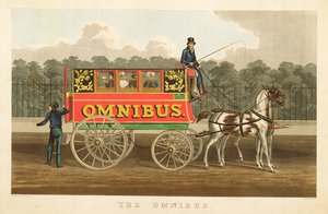 Der Omnibus, graviert von Robert Havell, 1833