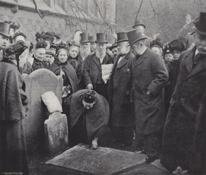 Sechspenninge aufheben in Smithfield von J. Benjamin Stone