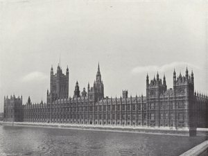 Der Palast von Westminster von J. Benjamin Stone
