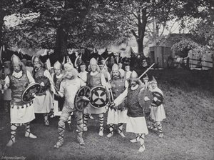 Das Sherborne-Festspiel, Angriff der Dänen