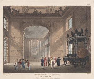 Greenwich Hospital, The Painted Hall von J. Bluck