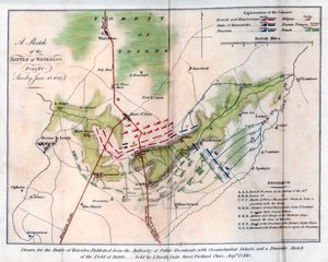 Die Schlacht von Waterloo, 1815
