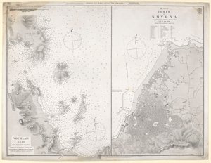 Karte der Häfen im Golf von Smyrna von J. & C. Walker
