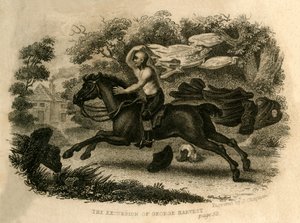 Der Ausflug von George Harvest, 1821 von J. Chapman