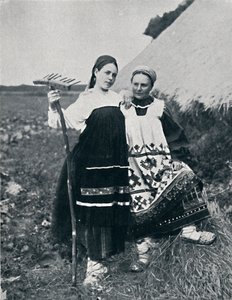 Zwei Frauen aus Rjasan, Zentralrussland, 1912