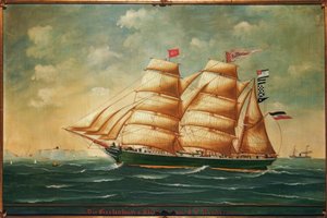 Die Gartenlaube von Stralsund, Capt. J. f. Krüger