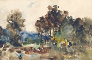 Landschaftsskizze, ca. 1880
