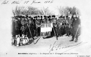 1. Regiment der Französischen Fremdenlegion, Sidi Bel Abbes, Algerien, 1906 von J. Geiser